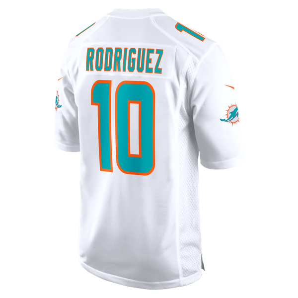 Jacob Rodriguez Miami Dolphins Jerseys Teams Game Jersey - White