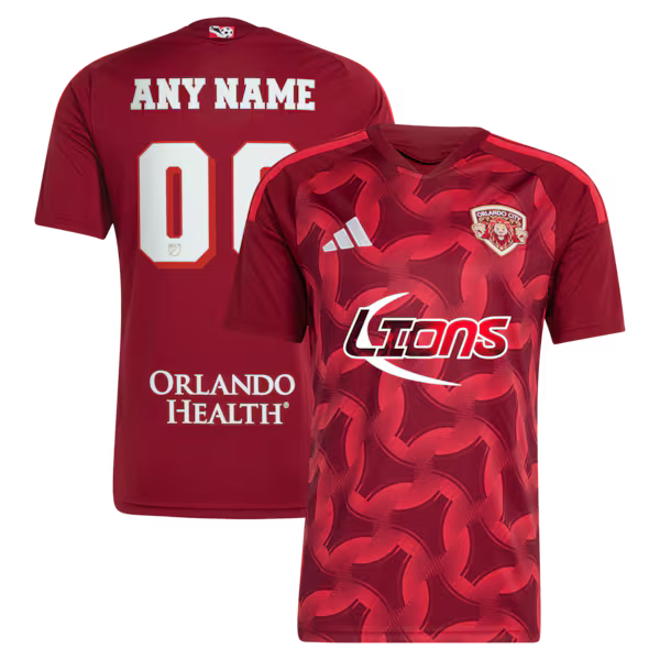 Orlando City SC adidas 2026 Archive Replica Custom Jersey - Red