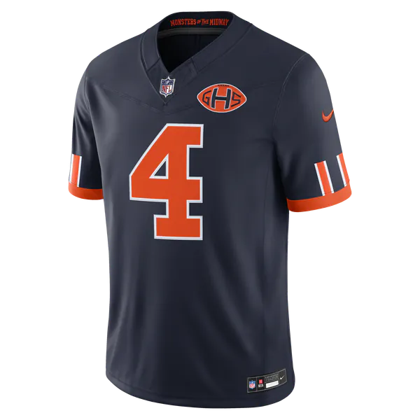 D'Andre Swift Chicago Bears Nike 2026 Rivalries Collection Stitched Limited Jersey - Navy