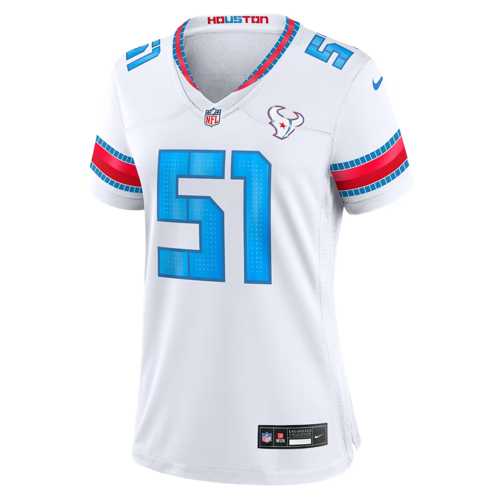 Will Anderson Jr. Houston Texans Jerseys Teams Women's 2026 Rivalries Collection Game Jersey - White