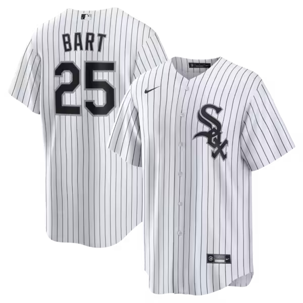 Joey Bart Chicago White Sox Jerseys Teams Home Replica Jersey - White