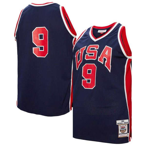 Jerseys Teams Michael Jordan USA Basketball Mitchell & Ness 1984 Jersey Navy