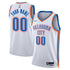 Jerseys Teams Nike Unisex Oklahoma City Thunder Swingman Custom Jersey White
