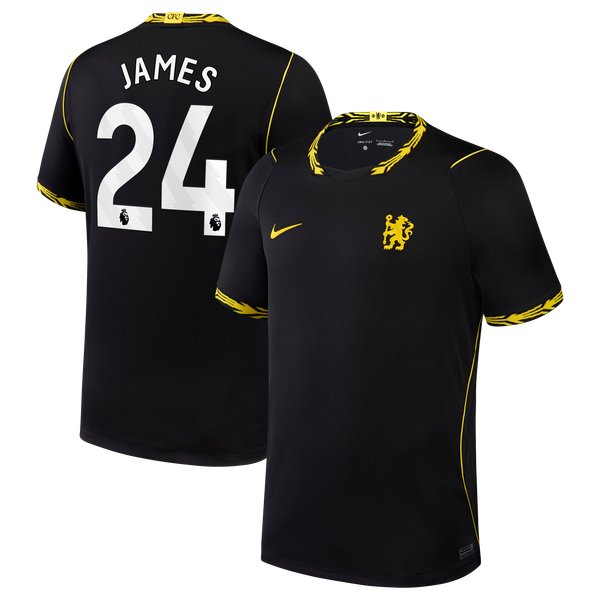 Reece James Chelsea Jerseys Teams 2026/27 Away Stadium Replica Jersey - Black