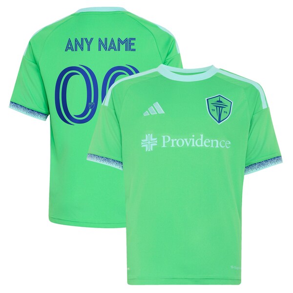 Adidas Seattle Sounders FC Youth 2026 The Evergreen State Kit Replica Custom Jersey Rave Green