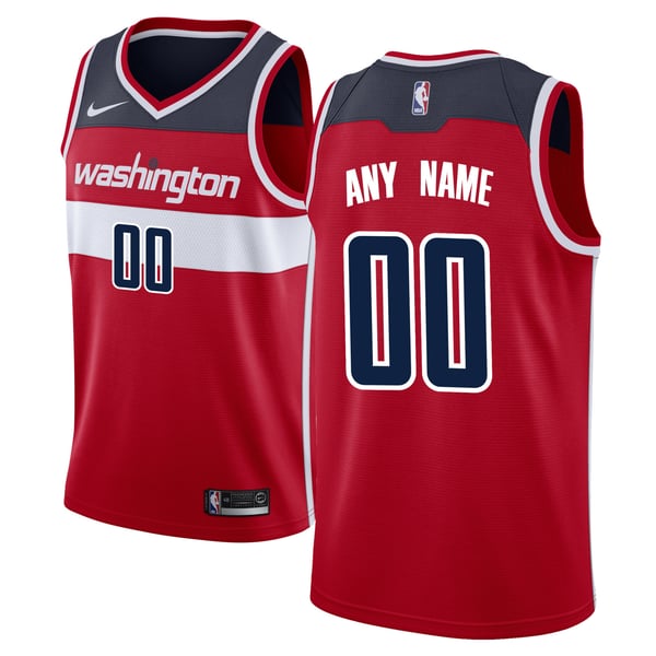 Jerseys Teams Nike Washington Wizards Custom Swingman Jersey Red