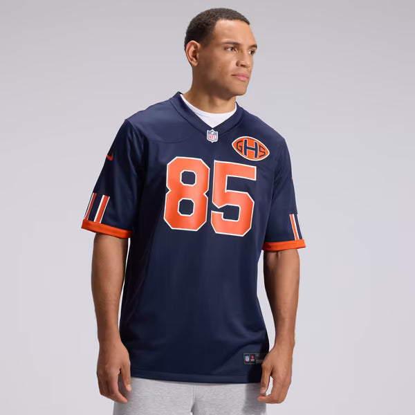 Cole Kmet Chicago Bears Nike 2026 Rivalries Collection Game Jersey - Navy