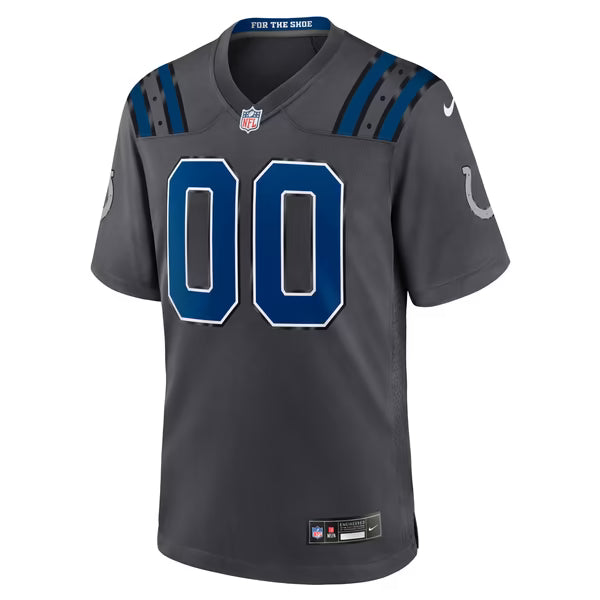 Indianapolis Colts Nike 2026 Rivalries Collection Game Custom Jersey - Anthracite
