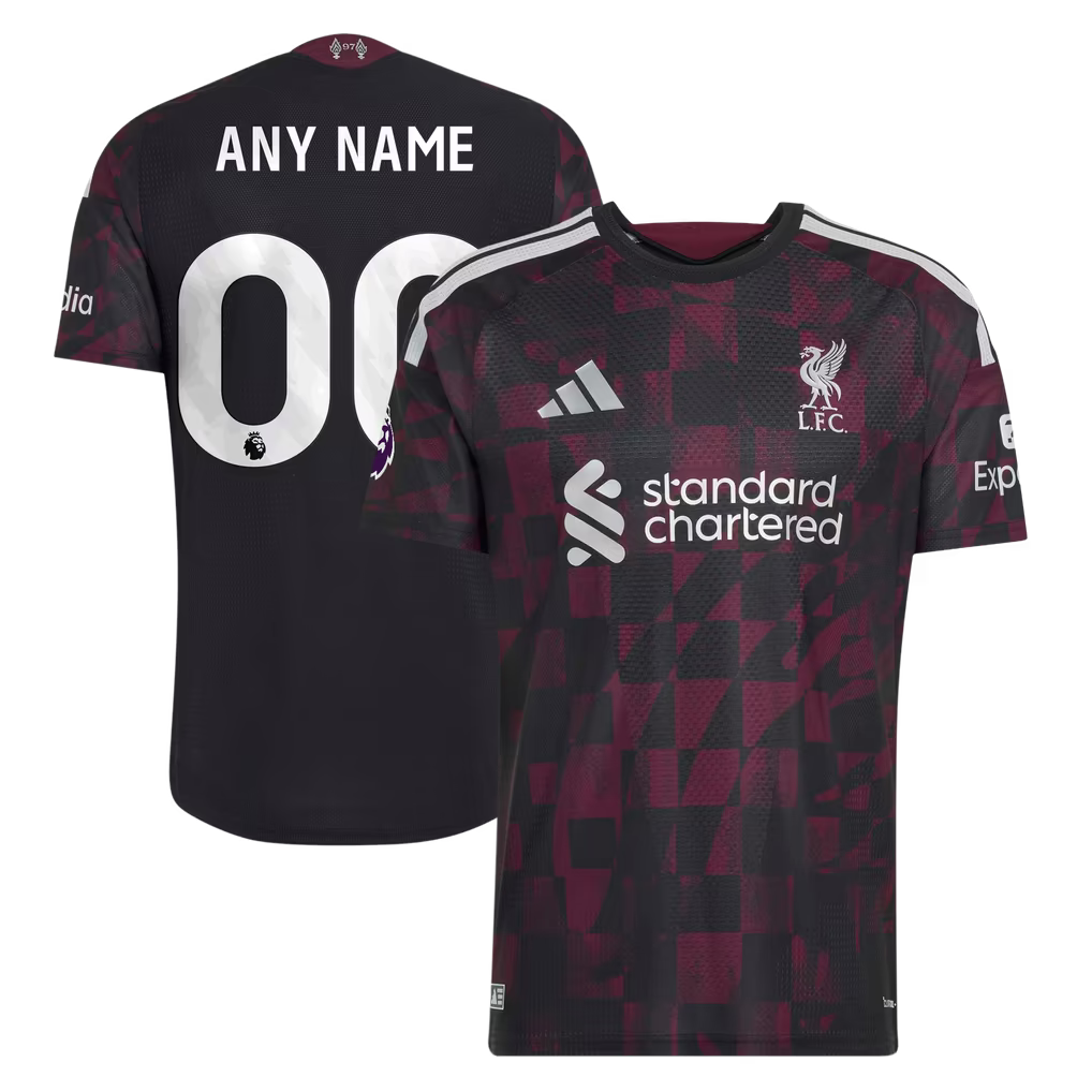 Liverpool Jerseys Teams 2026/27 Third On-Field Authentic Custom Jersey - Black