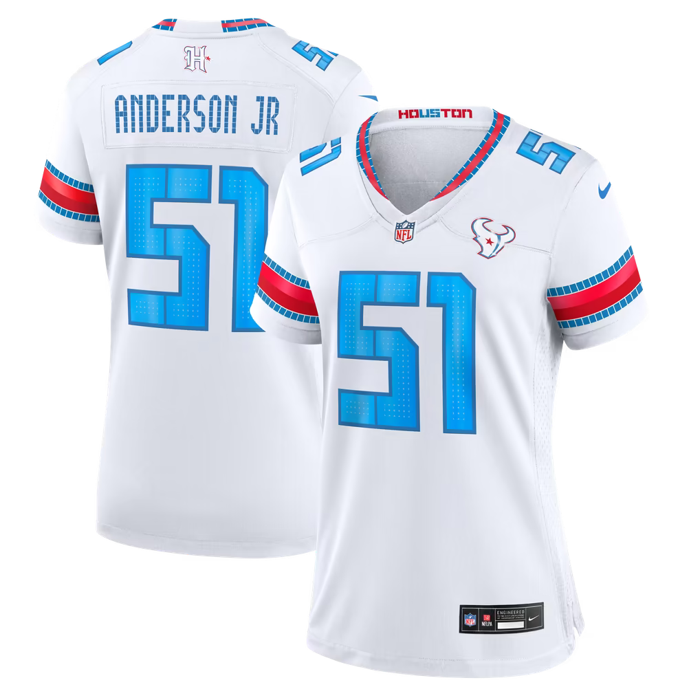 Will Anderson Jr. Houston Texans Nike Women's 2026 Rivalries Collection Game Jersey - White