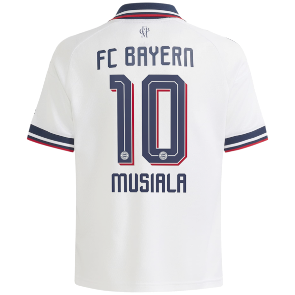 Jamal Musiala Bayern Munich Jerseys Teams Youth 2026/27 Away Replica Jersey - White
