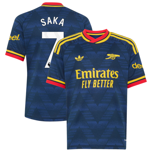 Bukayo Saka Arsenal Jerseys Teams Youth 2026/27 Away Replica Jersey - Navy
