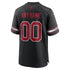 Arizona Cardinals Jerseys Teams Alternate Customized Game Jersey - Black