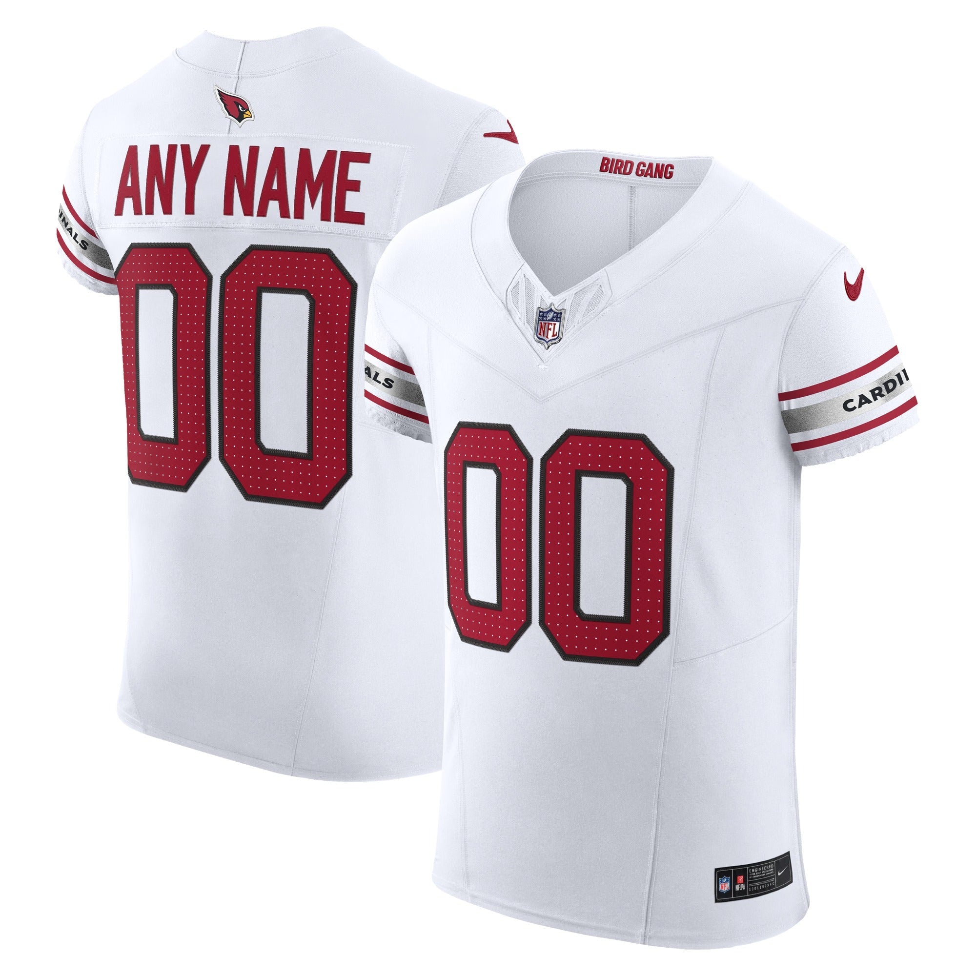Arizona Cardinals Jerseys Teams Vapor F.U.S.E. Elite Customized Jersey - White