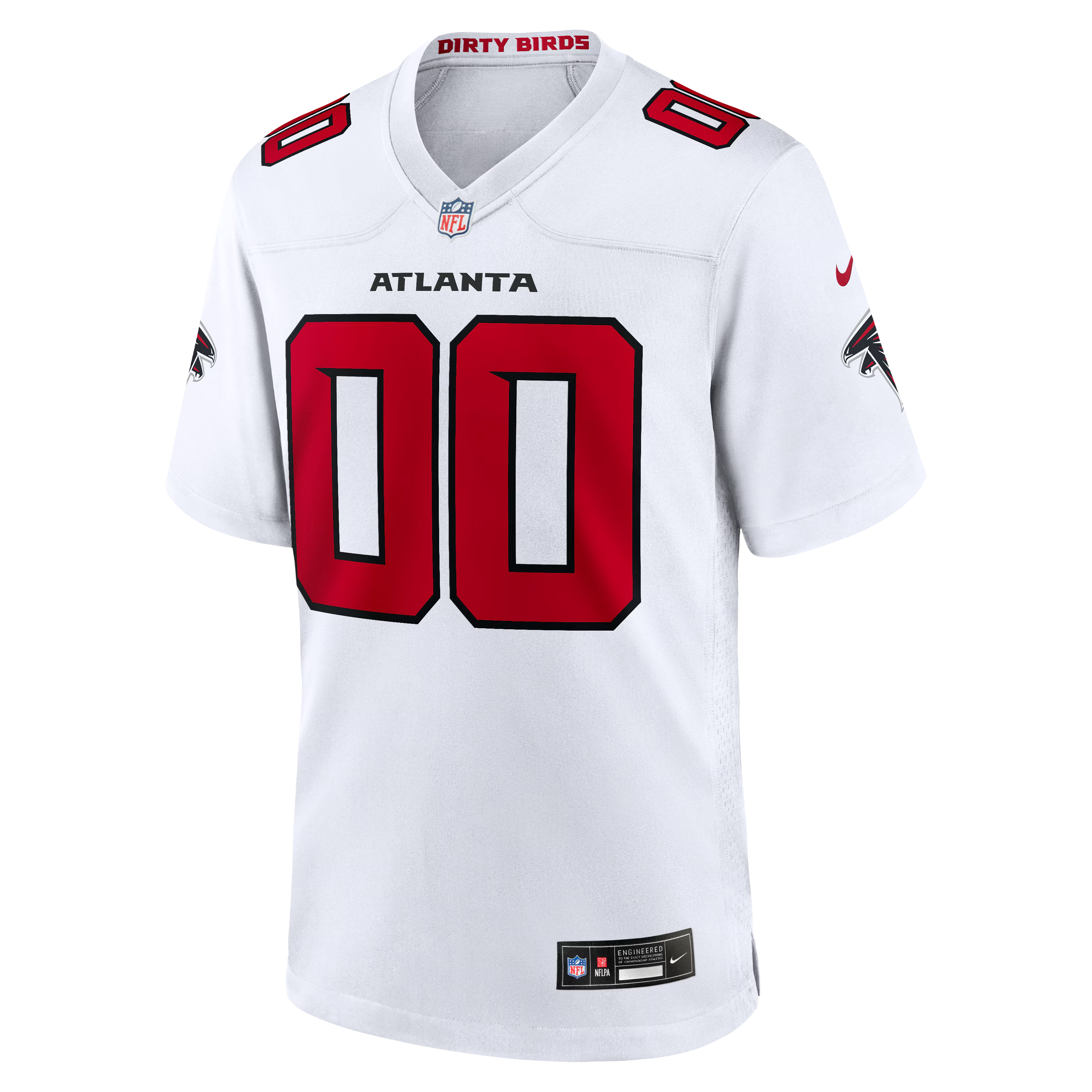 Atlanta Falcons Custom Custom Game Jersey - White - Jersey Teams World