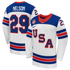 Brock Nelson #29 USA Hockey 2026 Away Jersey - Jerseys TeamsWhite - Jerseys Teams
