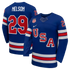 Brock Nelson #29 USA Hockey 2026 Home Jersey - Jerseys TeamsRoyal - Jerseys Teams