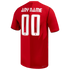 Canada National Teams Soccer Custom 2026 Home Match Authentic Custom Jersey - Red - Jersey Teams World