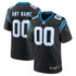 Carolina Panthers Custom Custom Game Jersey - Black - Jersey Teams World