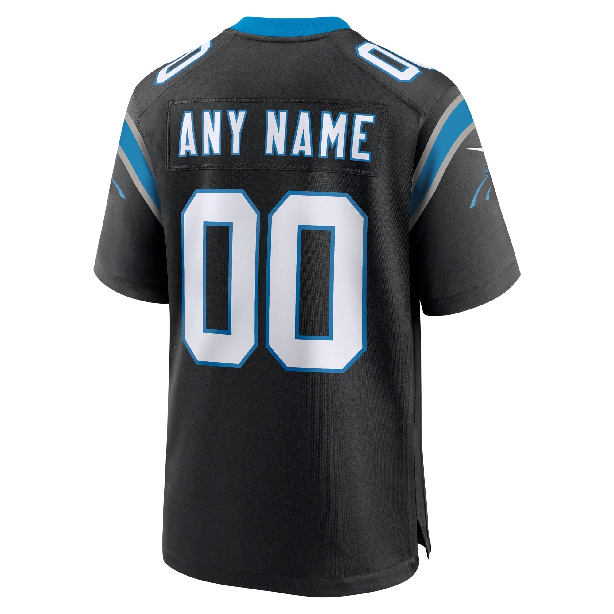 Carolina Panthers Custom Custom Game Jersey - Black - Jersey Teams World