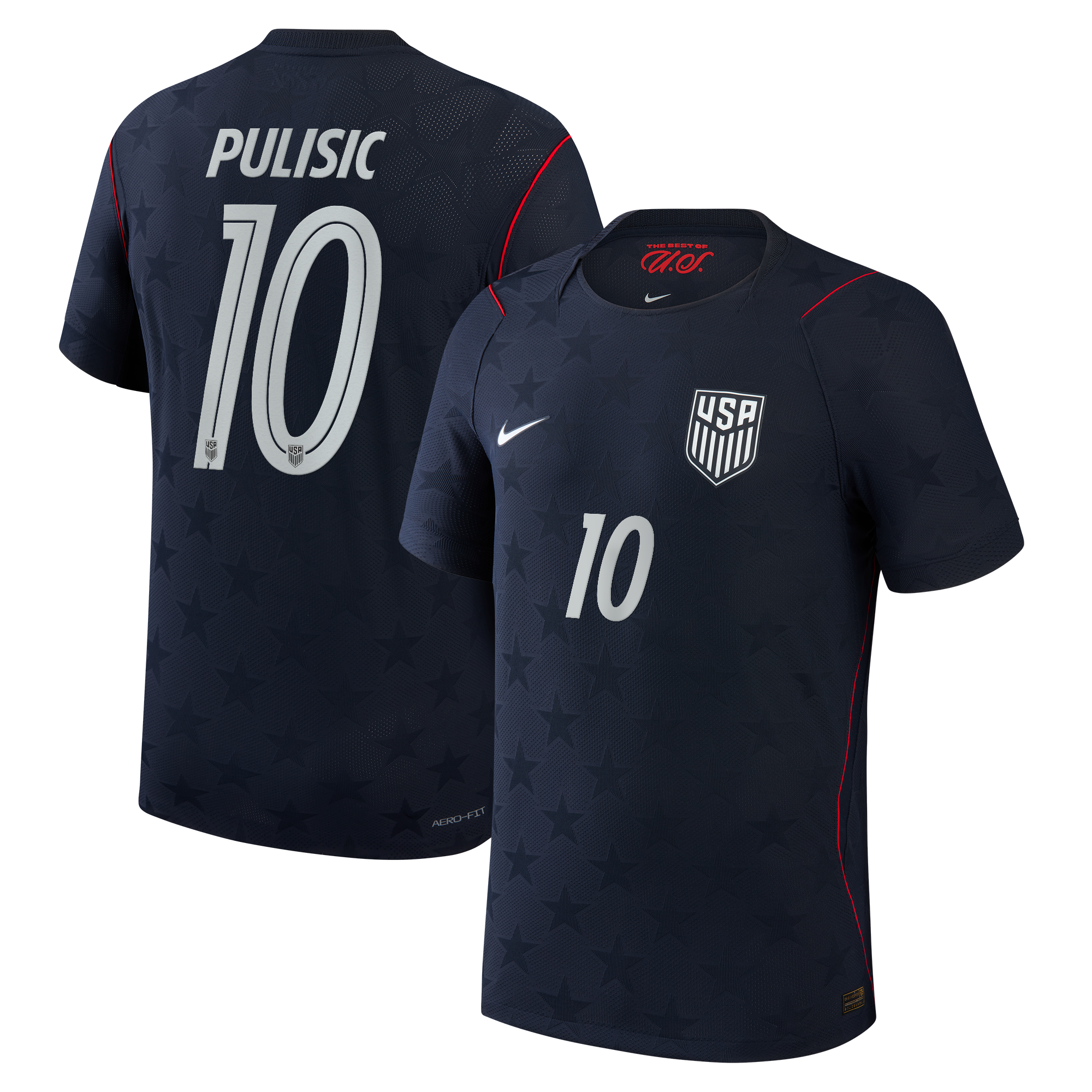 Christian Pulisic USMNT 2026 Away Match Jersey Blue | Jerseys TeamsUSA Soccer Jersey - Jerseys Teams