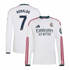 Cristiano Ronaldo 7 Real Madrid Jerseys Teams 2026/27 Home  Long Sleeve Shirt - White