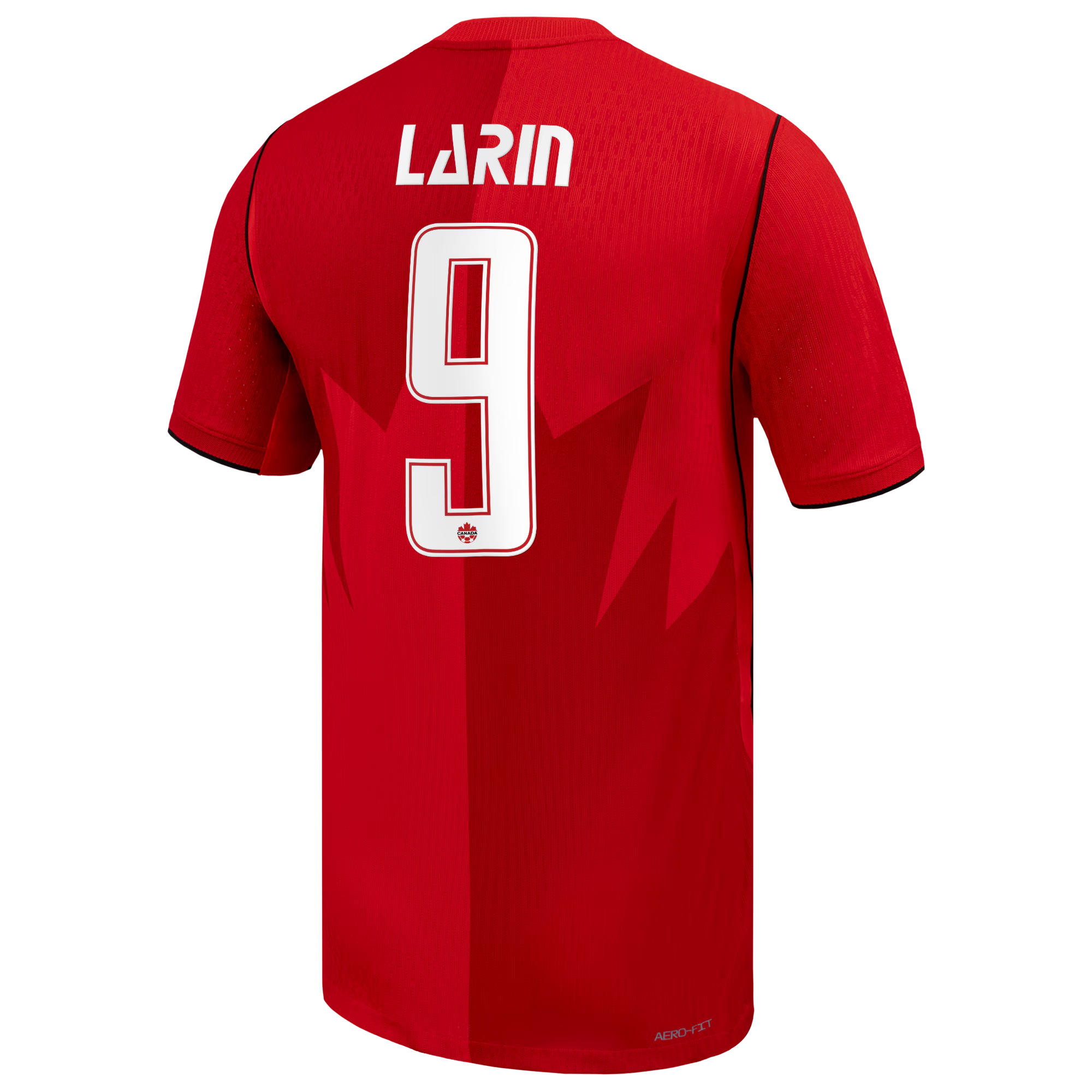 Cyle Larin Canada Soccer Custom 2026 Home Match Authentic Jersey - Red - Jersey Teams World