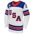 Dylan Larkin #21 USA Hockey 2026 Away Jersey - Jerseys TeamsWhite - Jerseys Teams