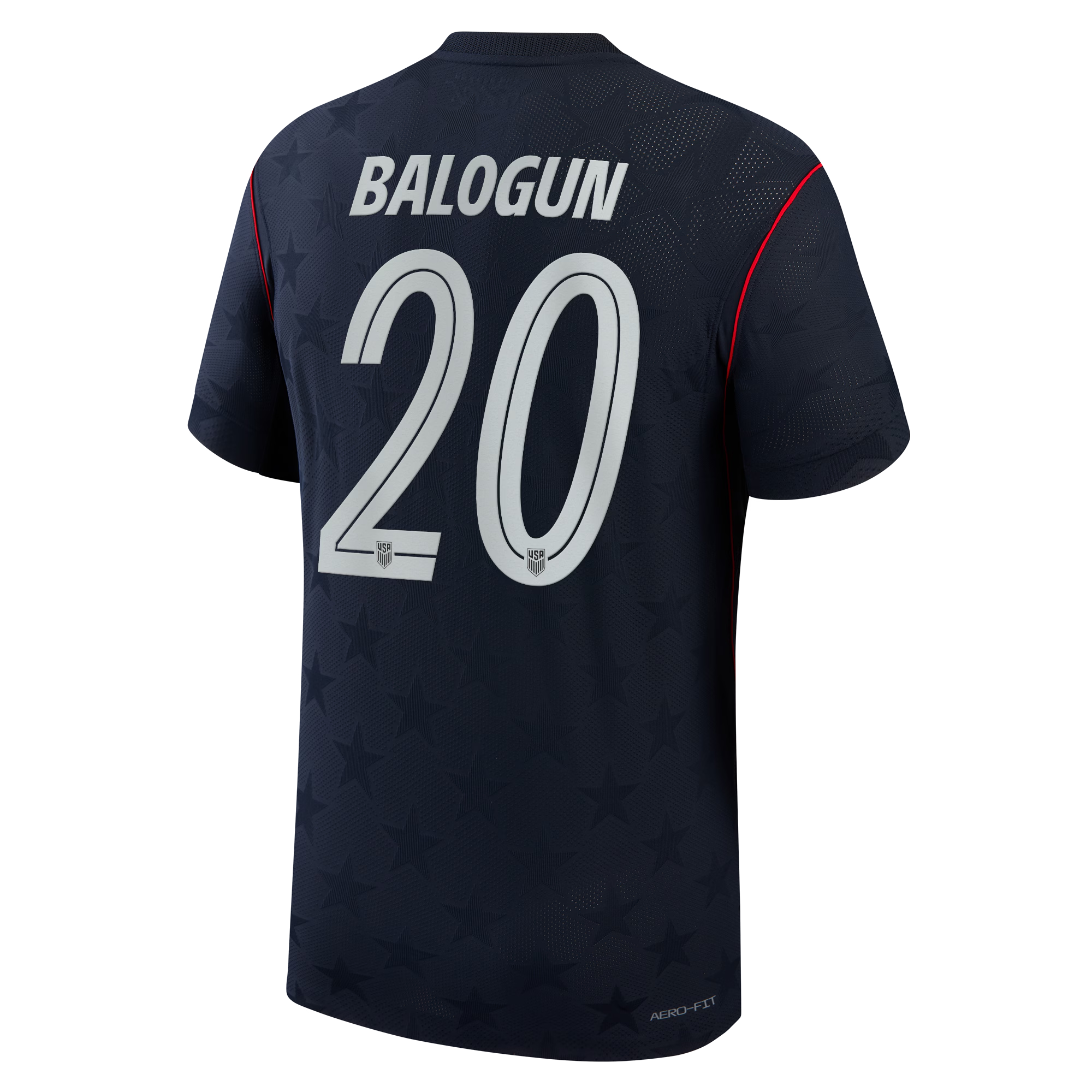 Folarin Balogun USMNT 2026 Away Match Jersey Blue | Jerseys TeamsUSA Soccer Jersey - Jerseys Teams