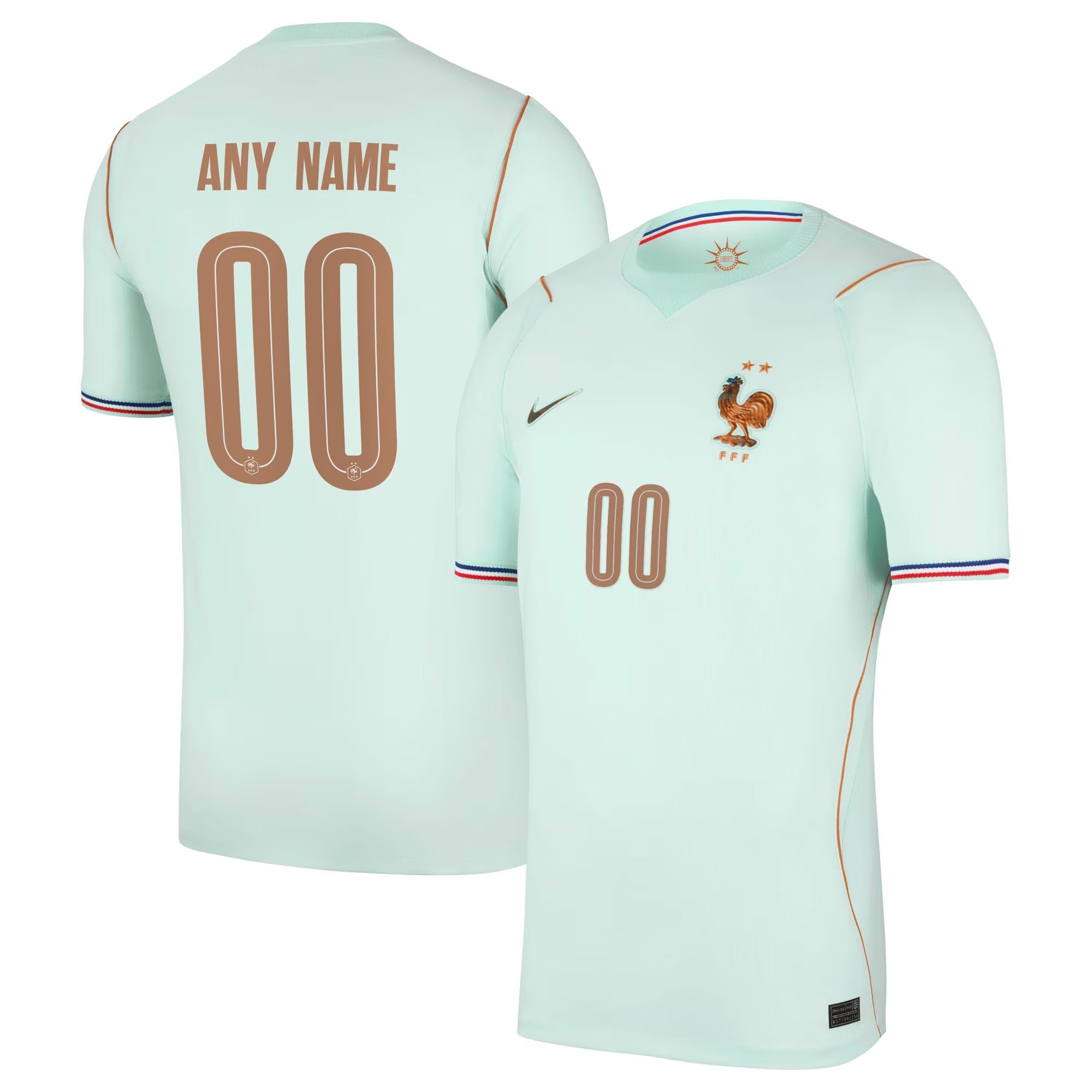 France National Team Jerseys Teams 2026 Away Stadium  Customized Jersey - Green