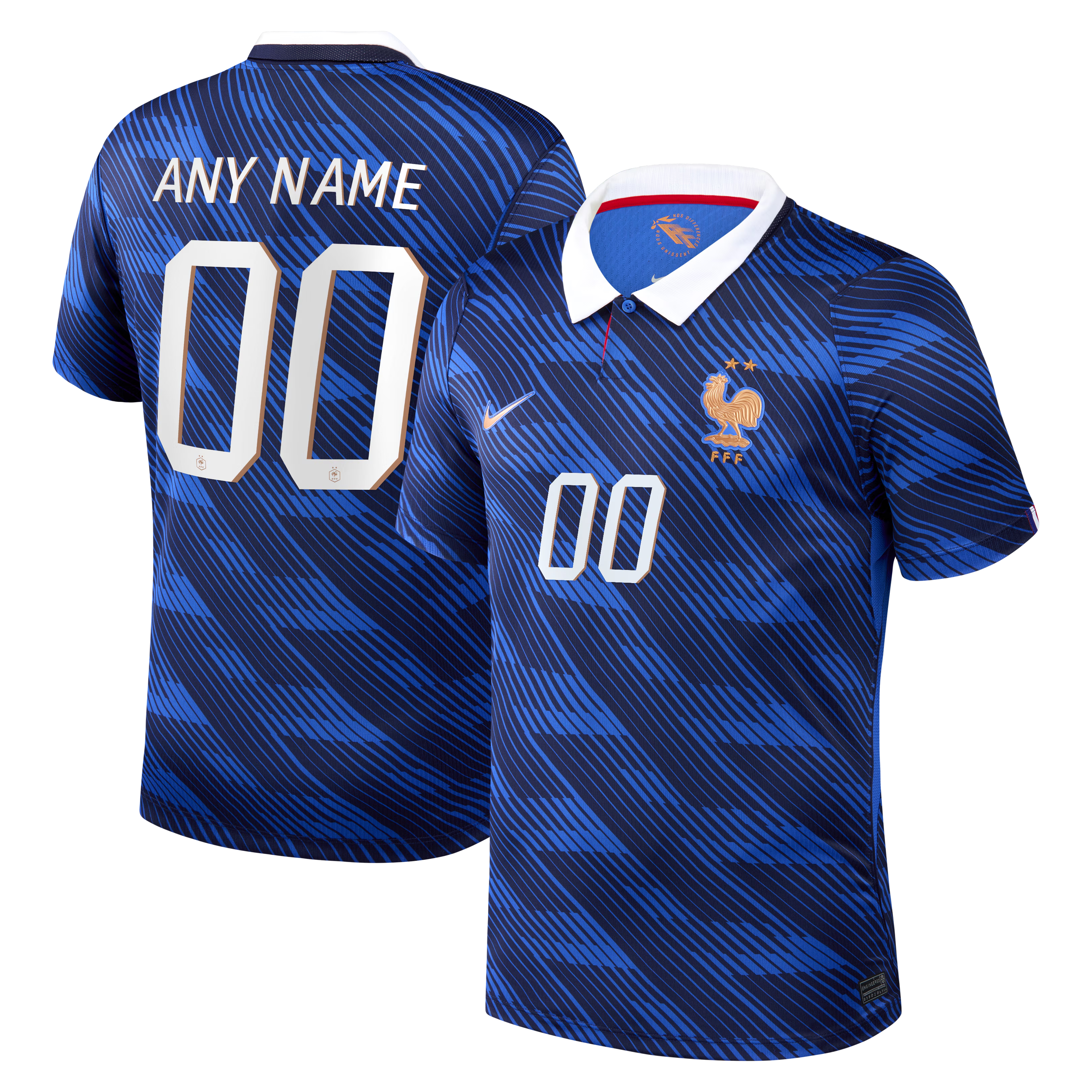 France National Team Jerseys Teams 2026 Home Stadium  Customized Jersey - Blue