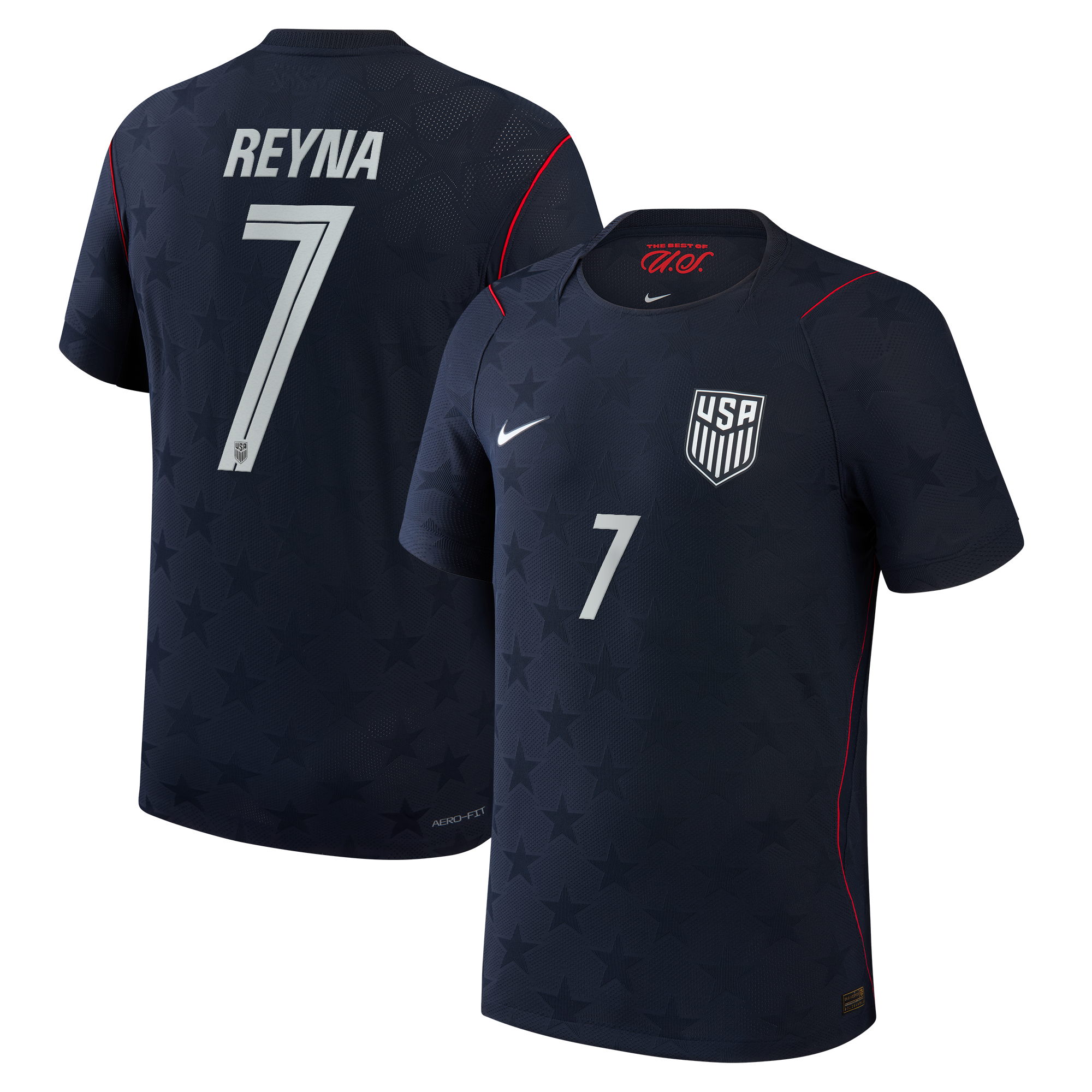 Giovanni Reyna USMNT 2026 Away Match Jersey Blue | Jerseys TeamsUSA Soccer Jersey - Jerseys Teams