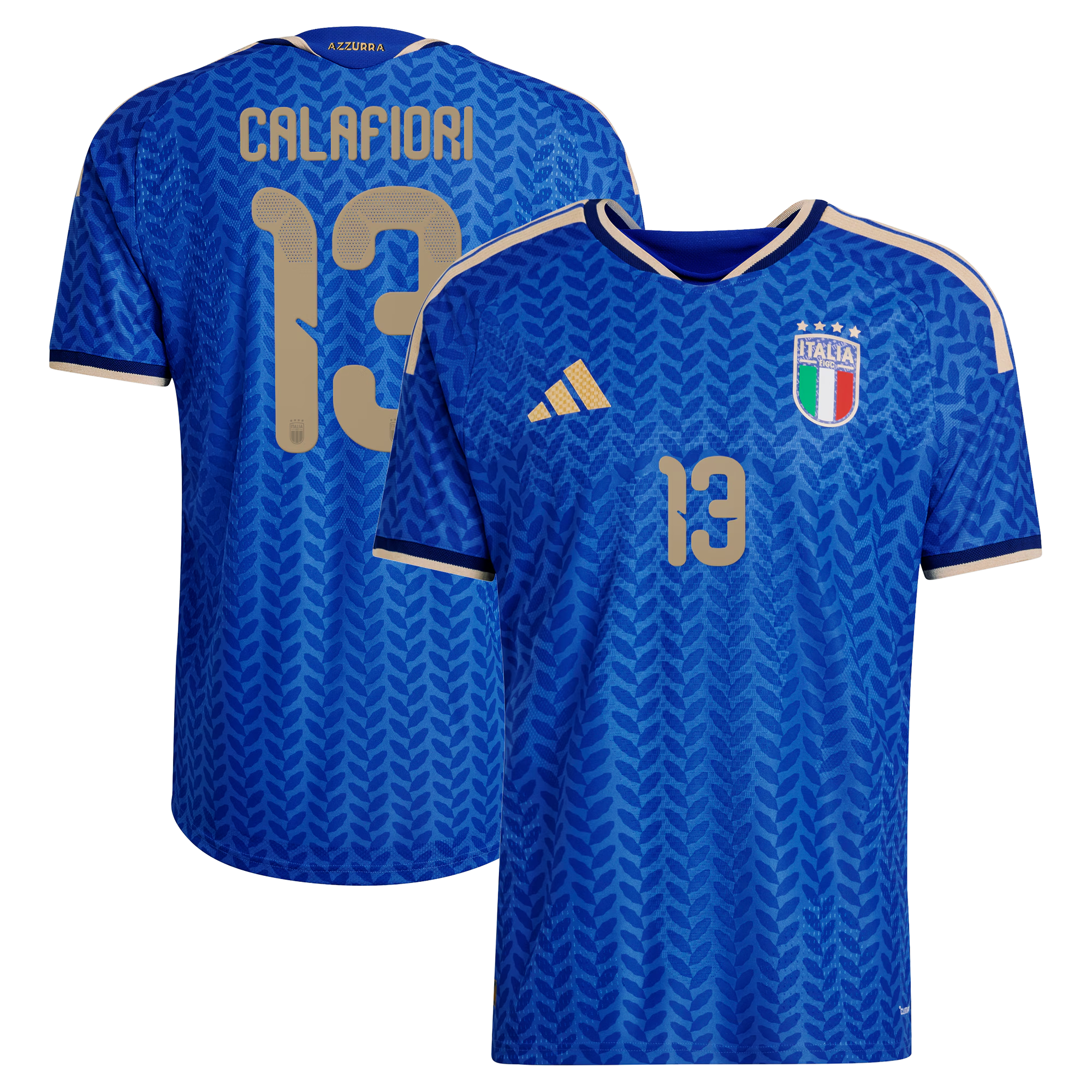 Italy 2026 Home Player Jersey #5 - Blue (Calafiori)