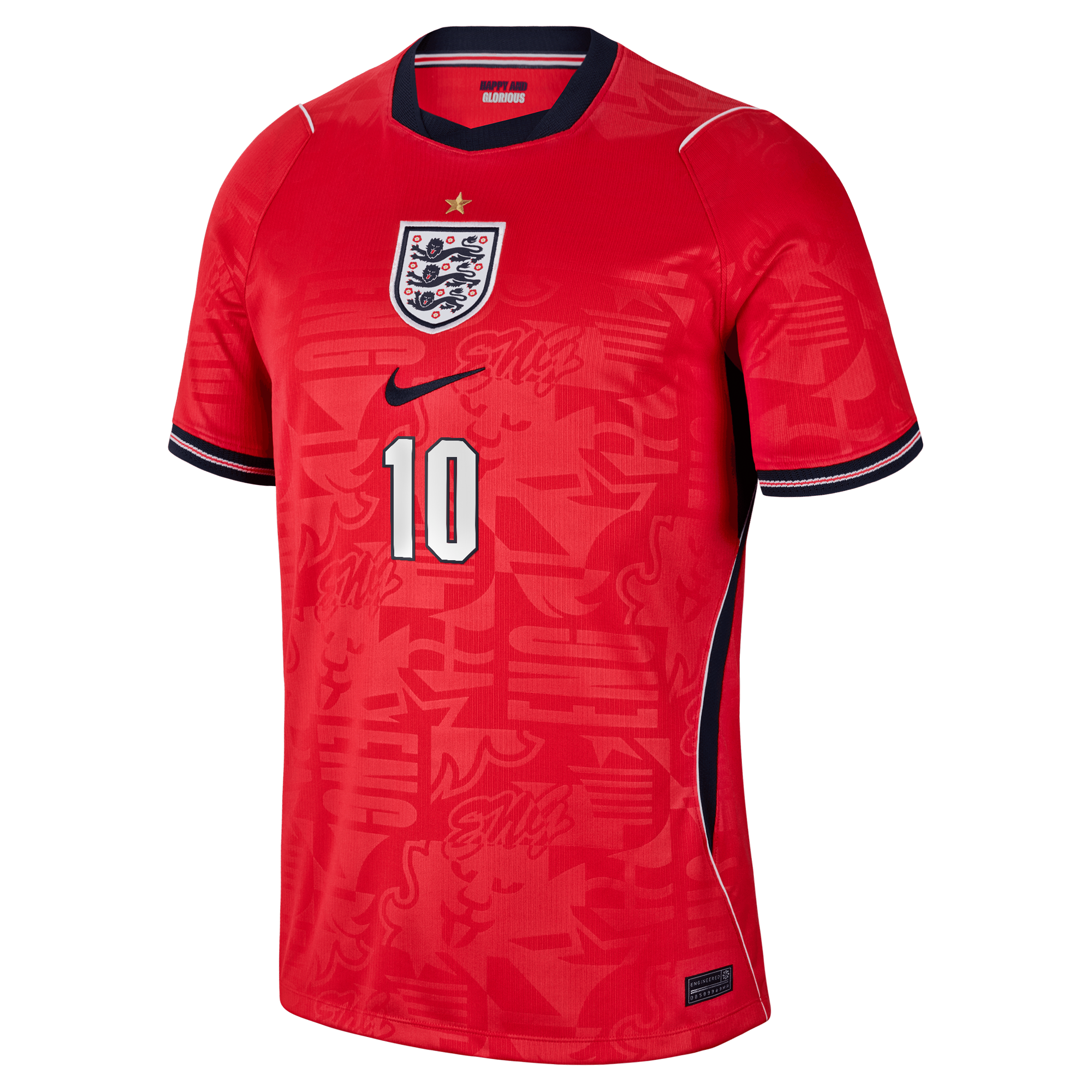 Jude Bellingham England National Team Jerseys Teams 2026 Away Stadium  Jersey - Red