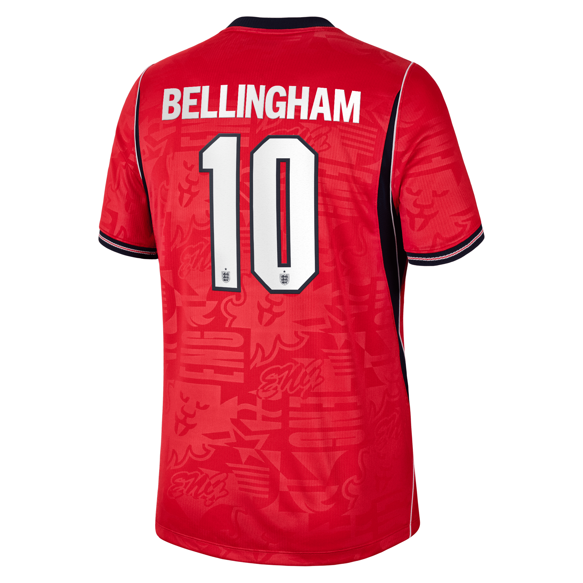 Jude Bellingham England National Team Jerseys Teams 2026 Away Stadium  Jersey - Red
