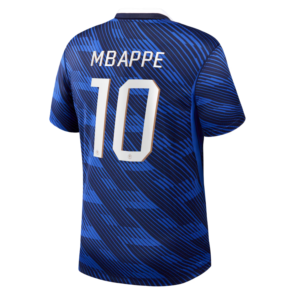 Kylian Mbappé France National Team Custom 2026 Home Stadium Replica Jersey - Blue - Jersey Teams World