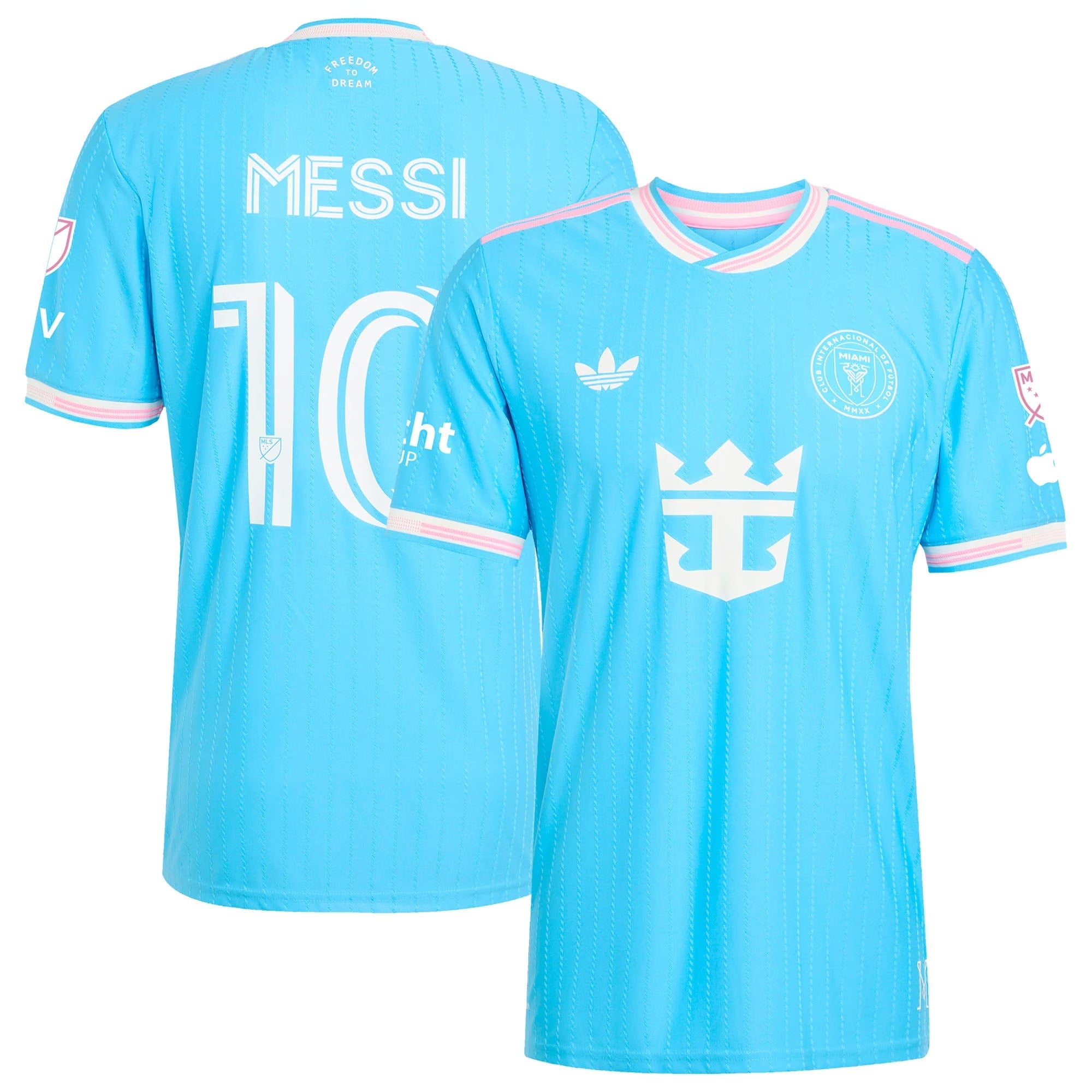 Lionel Messi Inter Miami CF 2025 Third Player Jersey - Blue - Jerseys Teams