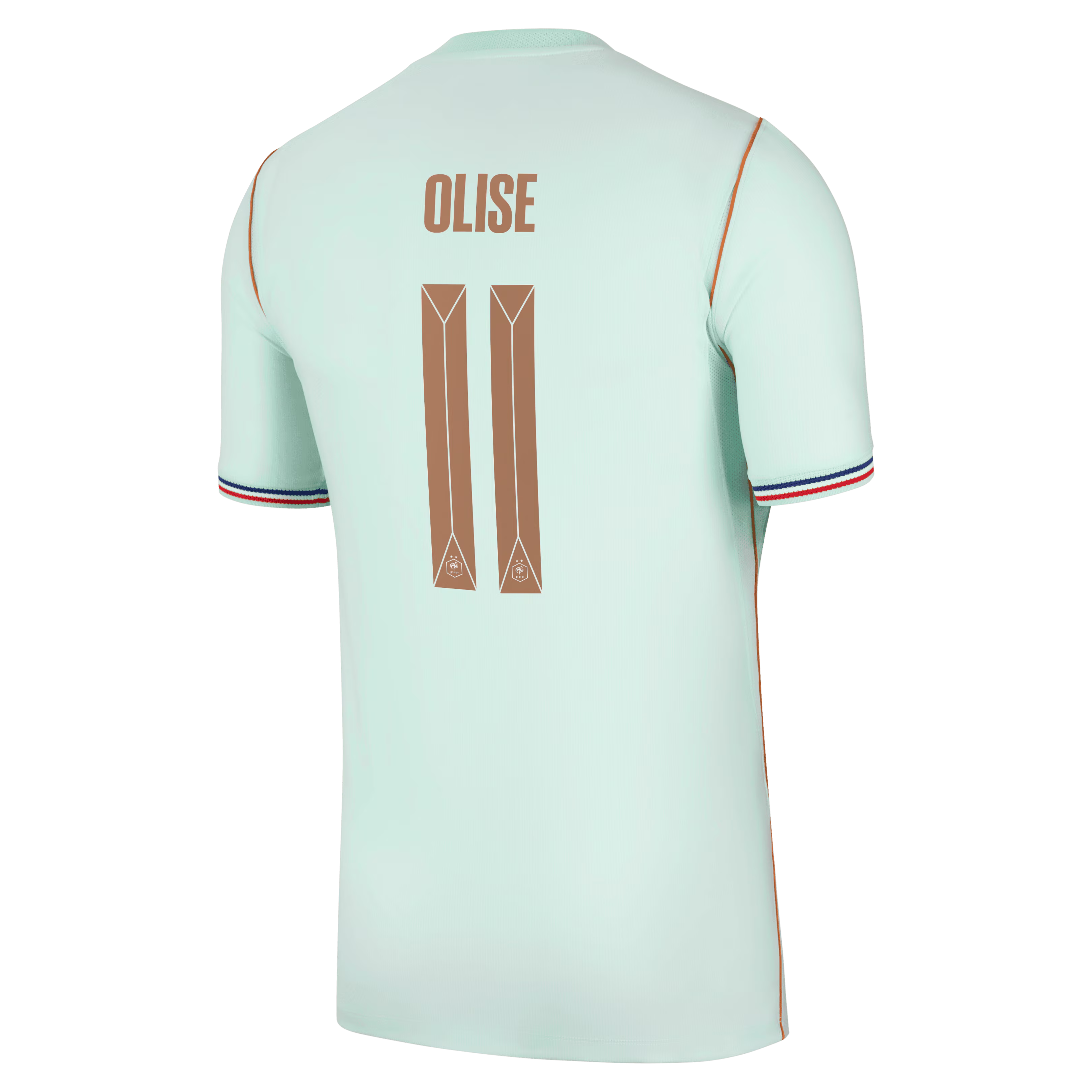 Michael Olise France National Team Jerseys Teams 2026 Away Stadium  Jersey - Green