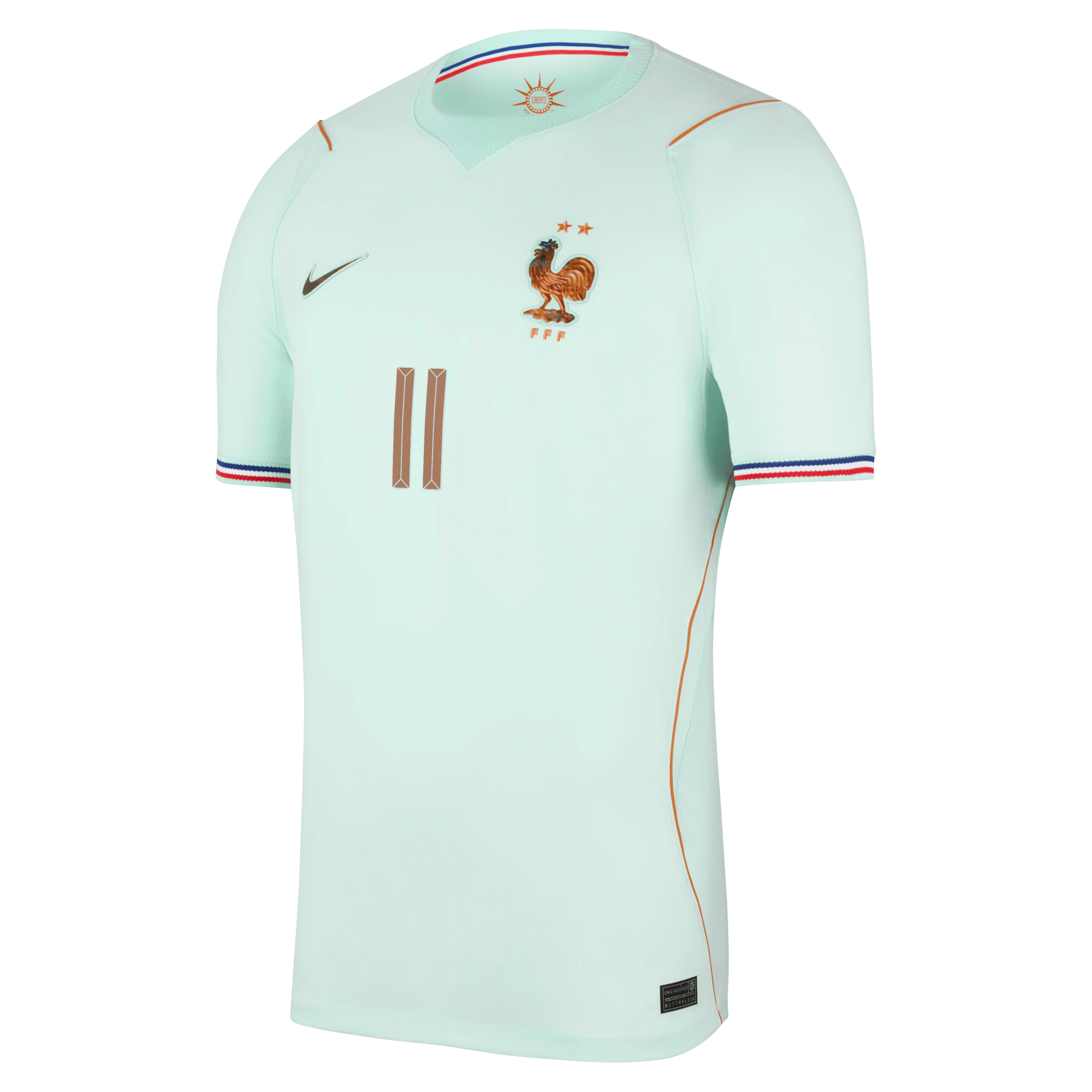 Michael Olise France National Team Jerseys Teams 2026 Away Stadium  Jersey - Green