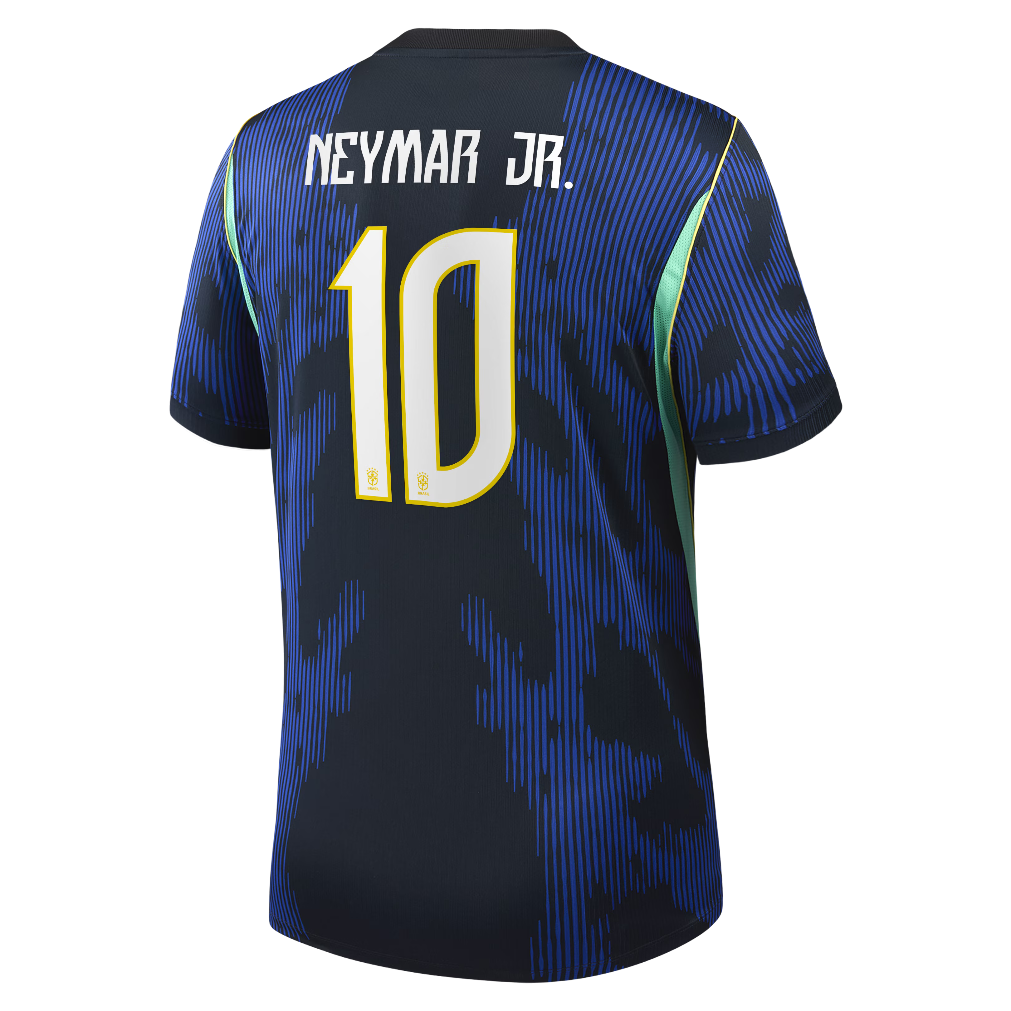 Neymar Jr. Brazil National Team Jordan Brand 2026 Away Stadium Jersey - Blue - Jersey Teams World