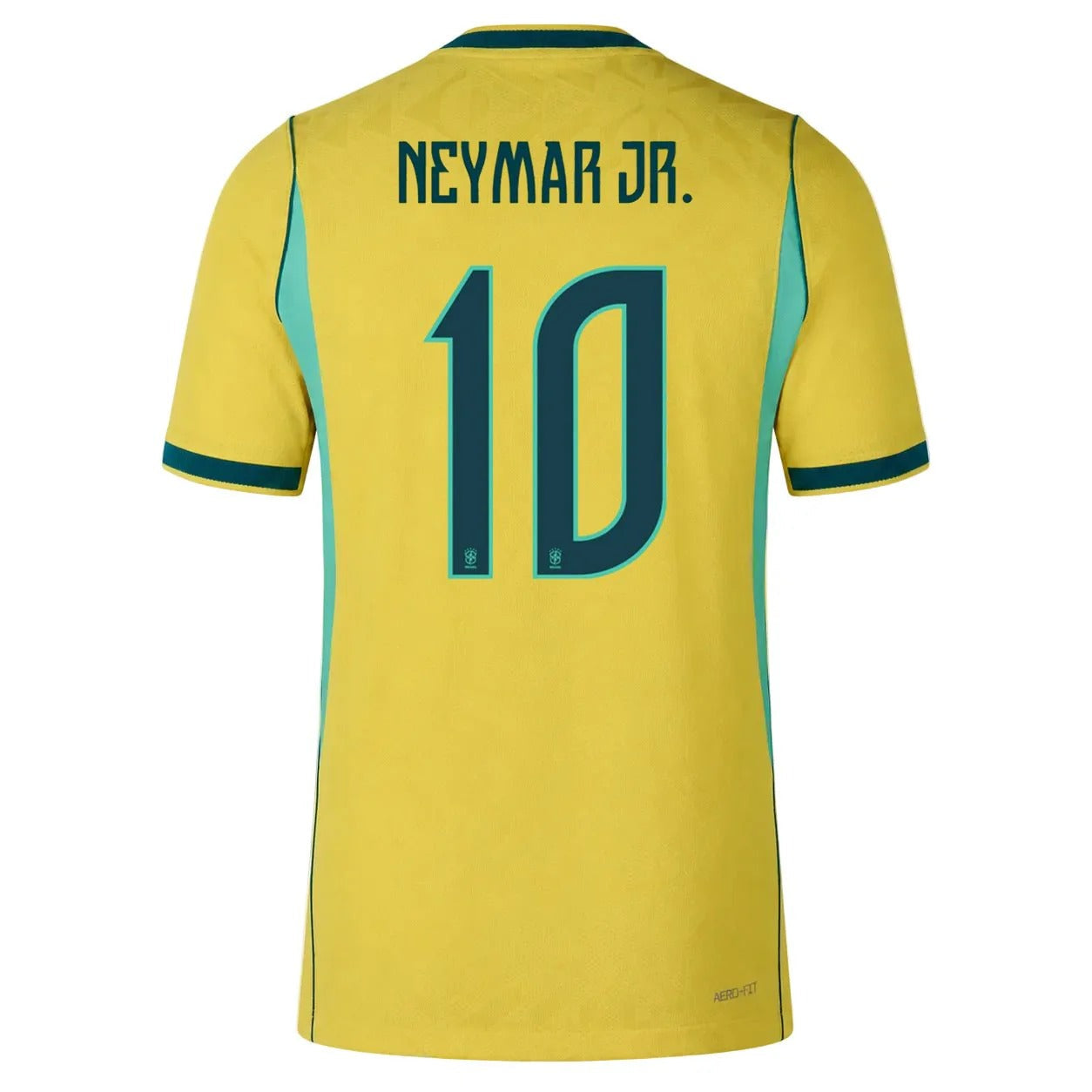 Neymar Jr. #10 Brazil National Team Custom 2026 Home Stadium Replica Jersey – Yellow - Jersey Teams World