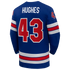 Jerseys TeamsQuinn Hughes #43 USA Hockey 2026 Home Jersey - Royal Blue - Jerseys Teams