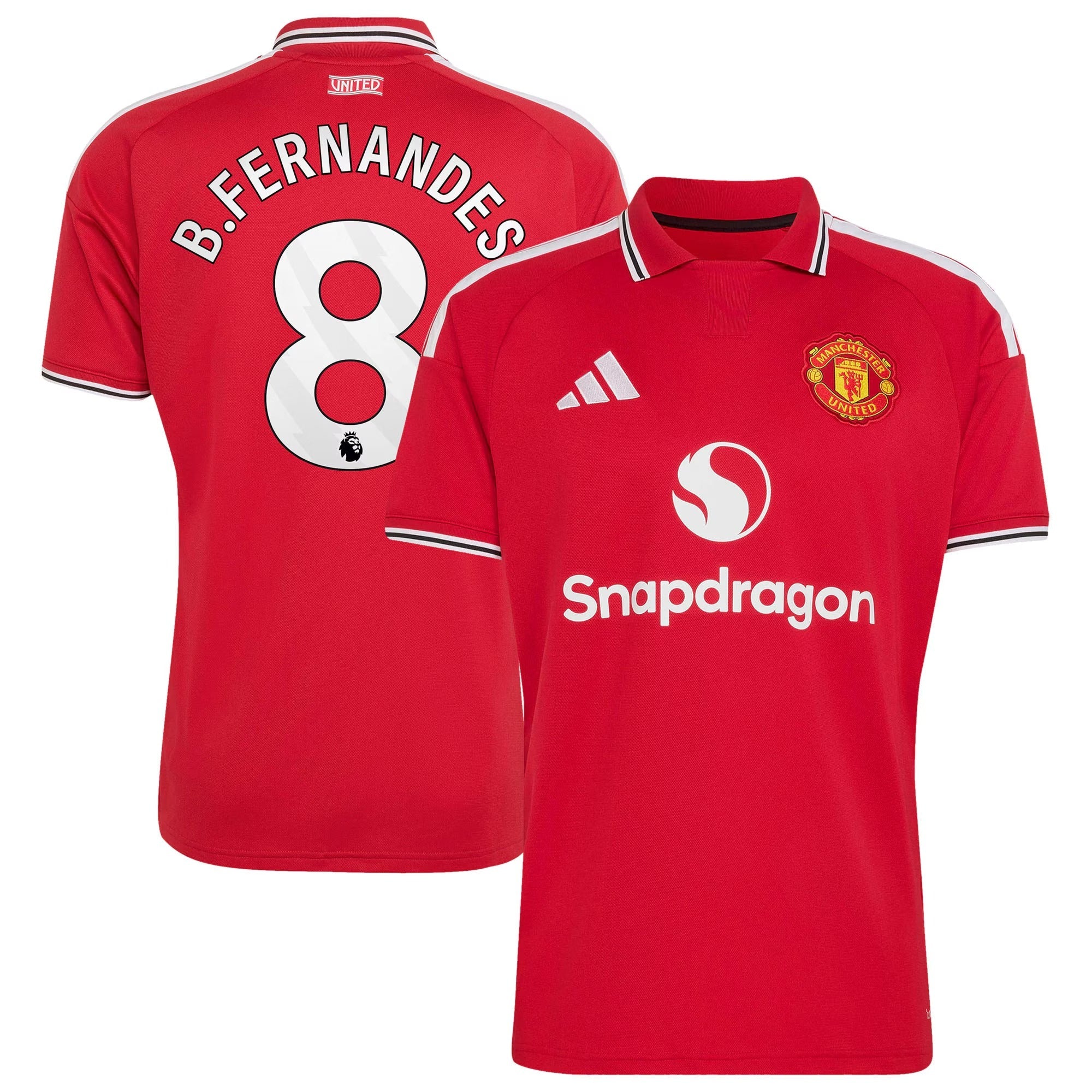 Official Bruno Fernandes Manchester United Jerseys Teams 2026/27 Home  Jersey - Red Captain Soccer Gear