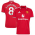 Official Bruno Fernandes Manchester United Jerseys Teams 2026/27 Home  Jersey - Red Captain Soccer Gear