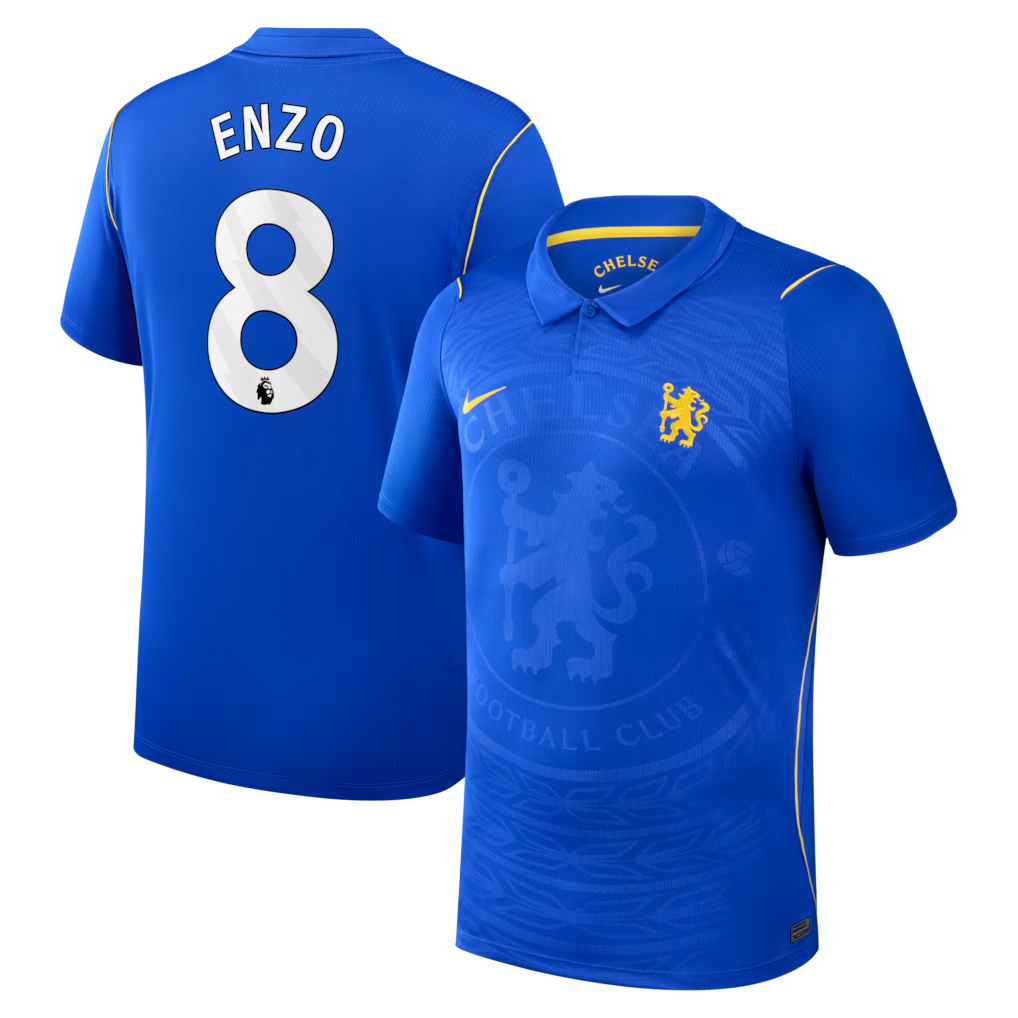 Official Enzo Fernández Chelsea Jerseys Teams 2026/27 Home Stadium  Jersey - Blue Playmaker Soccer Gear