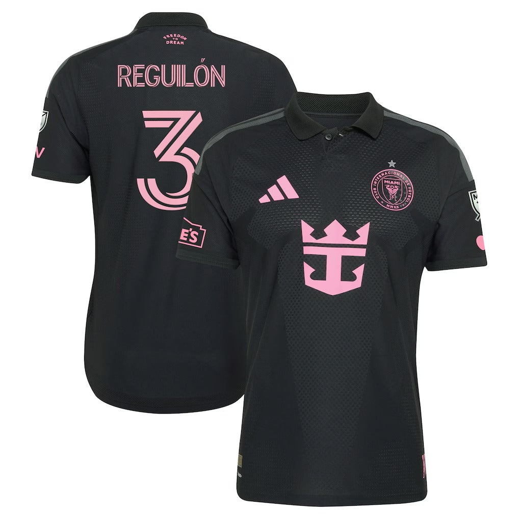 Official Sergio Reguilón Inter Miami CF 2026 On-Field Patch Jerseys Teams Jersey - Black - Jerseys Teams