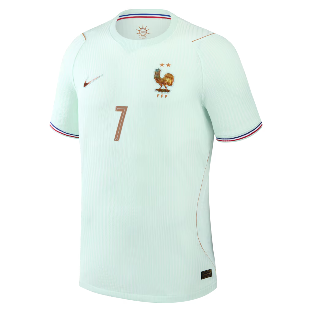 Ousmane Dembélé France National Team Jerseys Teams 2026 Away Match  Jersey - Green