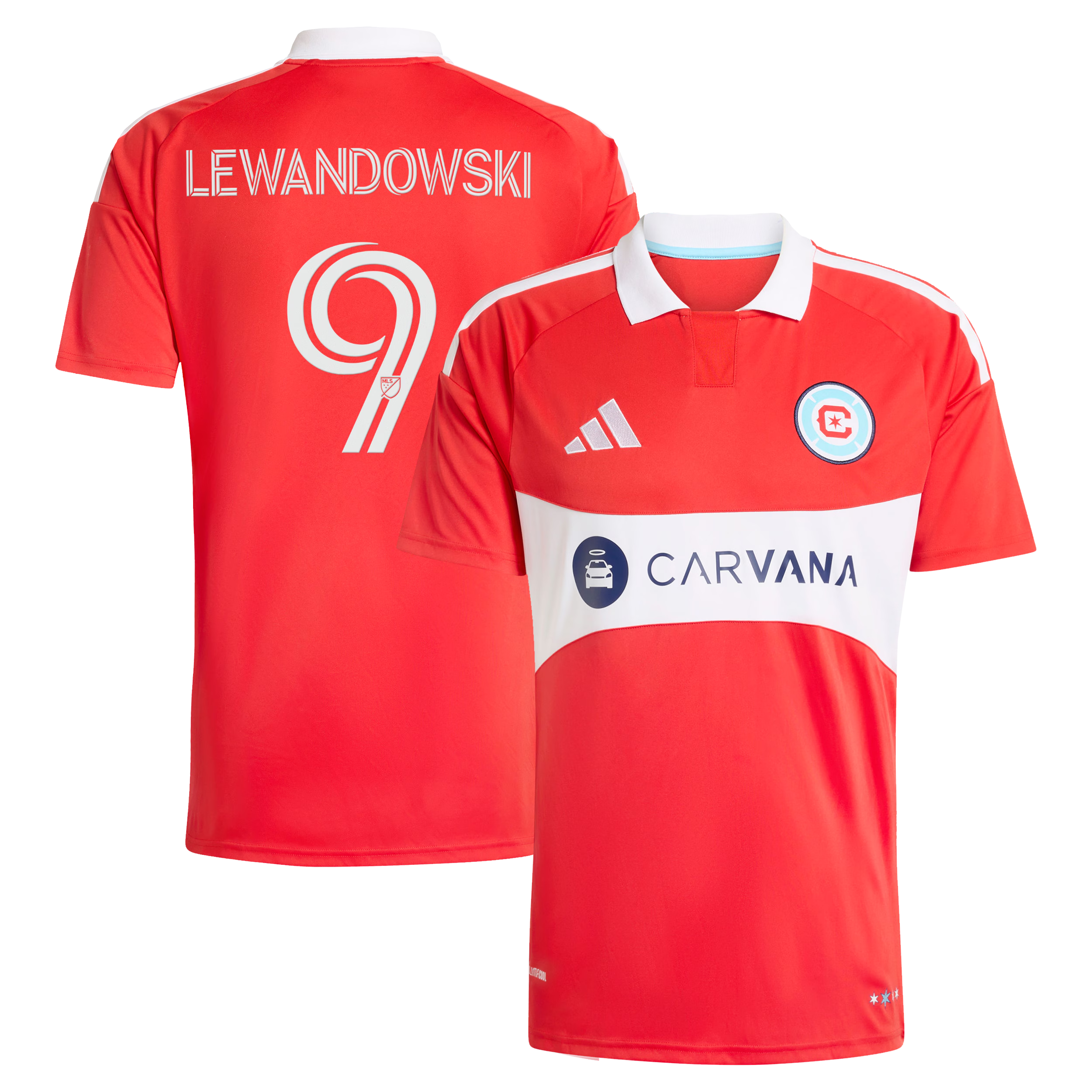 Robert Lewandowski Chicago Fire Jerseys Teams 2026 Forever Red  Jersey - Red