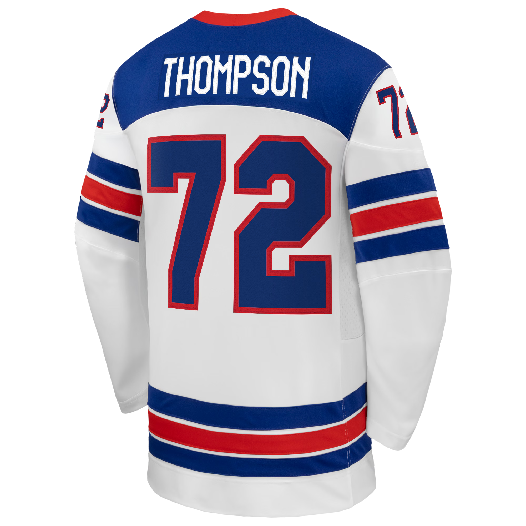 Tage Thompson #72 USA Hockey 2026 Away Jersey - Jerseys TeamsWhite - Jerseys Teams