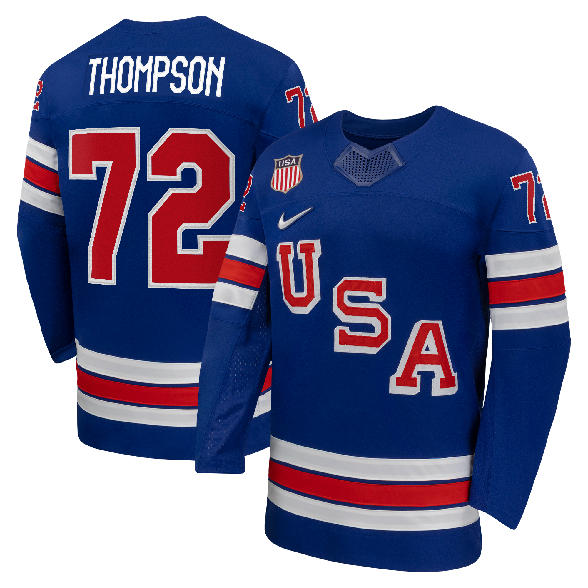 Tage Thompson #72 USA Hockey 2026 Home Jersey - Jerseys TeamsRoyal - Jerseys Teams